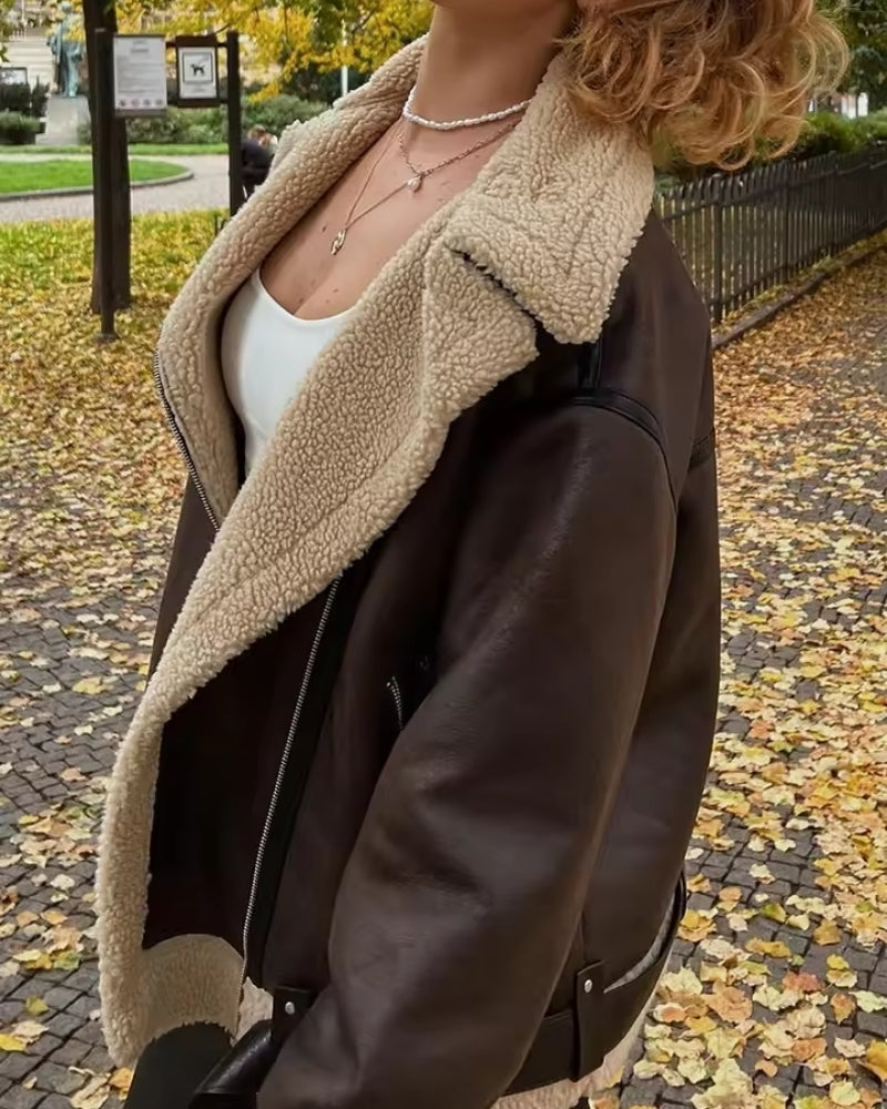 Wasserabweisende Winterjacke - Komfortabler Revers mit Isolierung