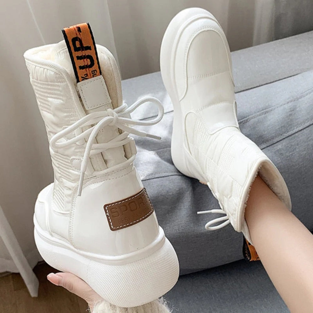 Wasserdichte Damenstiefel - Warmer, rutschfester Stil