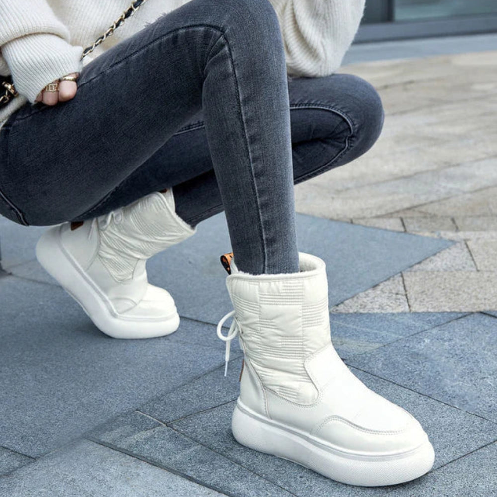 Wasserdichte Damenstiefel - Warmer, rutschfester Stil