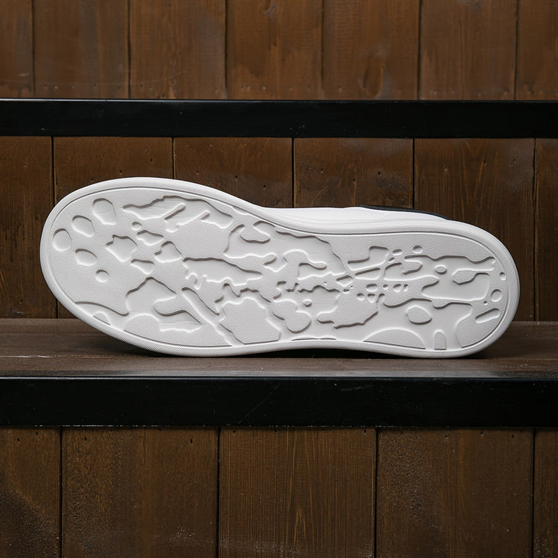 Weiße Laufschuhe Damen – Rutschfeste Freizeitschuhe mit Schnürsenkeln und Minimalistischem Design