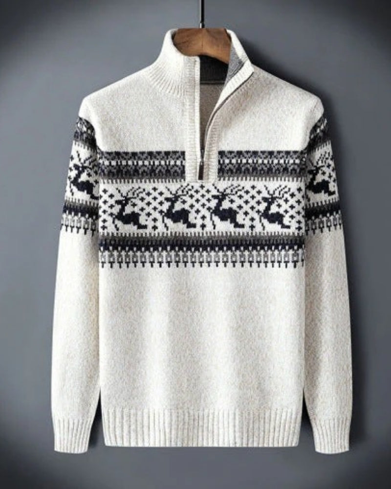 Weihnachtspullover Herren – Gemütlicher Winterpullover mit stilvollem Muster