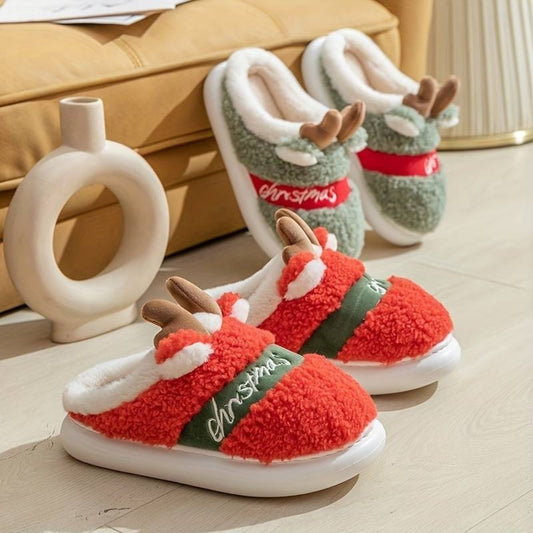 Winter Hausschuhe - Kuschelige Weihnachts-Slipper in verschiedenen Farben