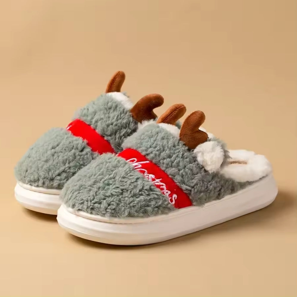 Winter Hausschuhe - Kuschelige Weihnachts-Slipper in verschiedenen Farben