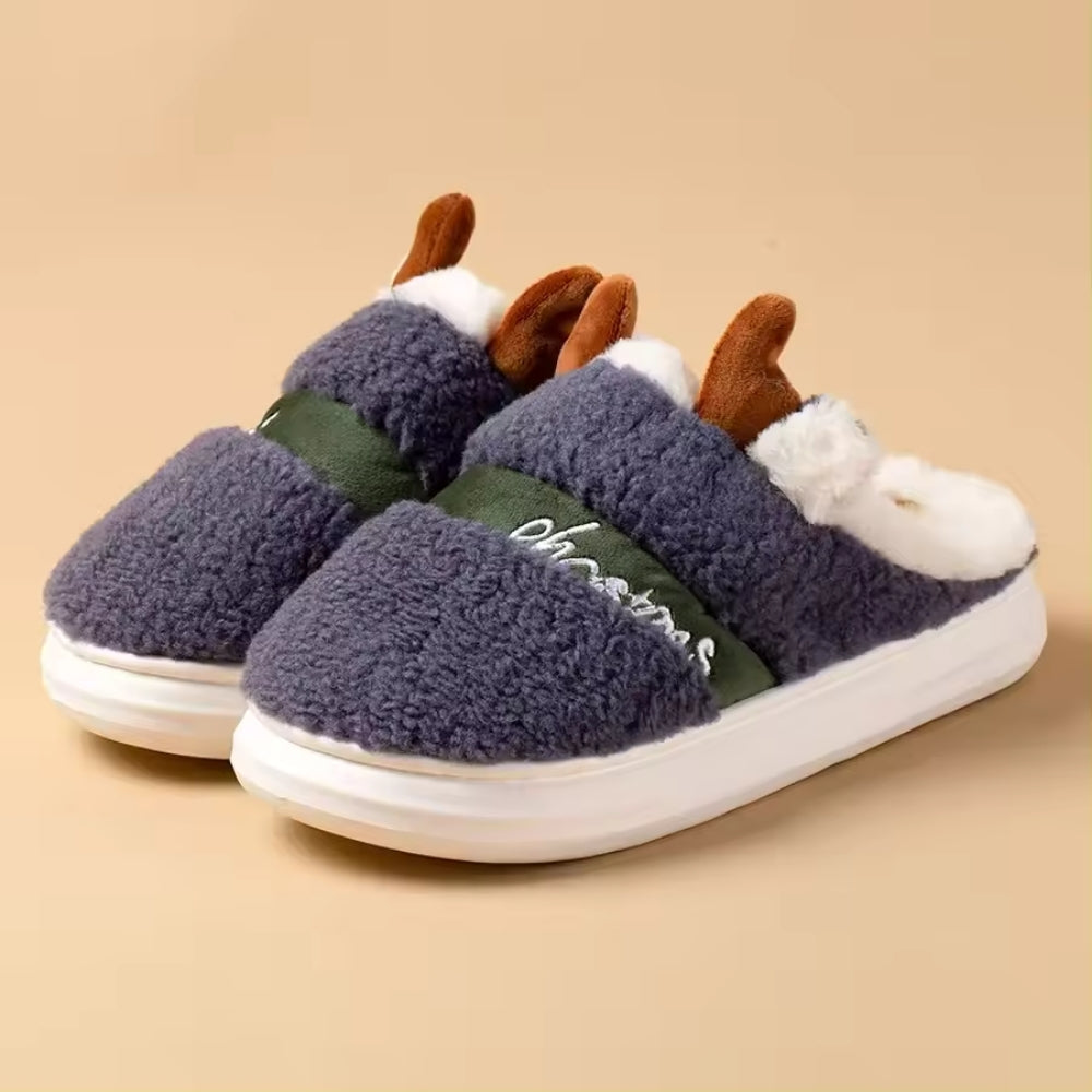Winter Hausschuhe - Kuschelige Weihnachts-Slipper in verschiedenen Farben
