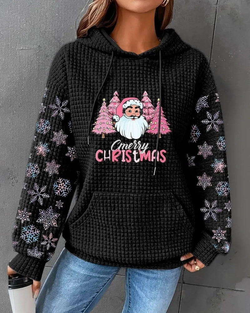 Winter Pullover – Bequemer Kapuzenpullover mit Weihnachtsdruck