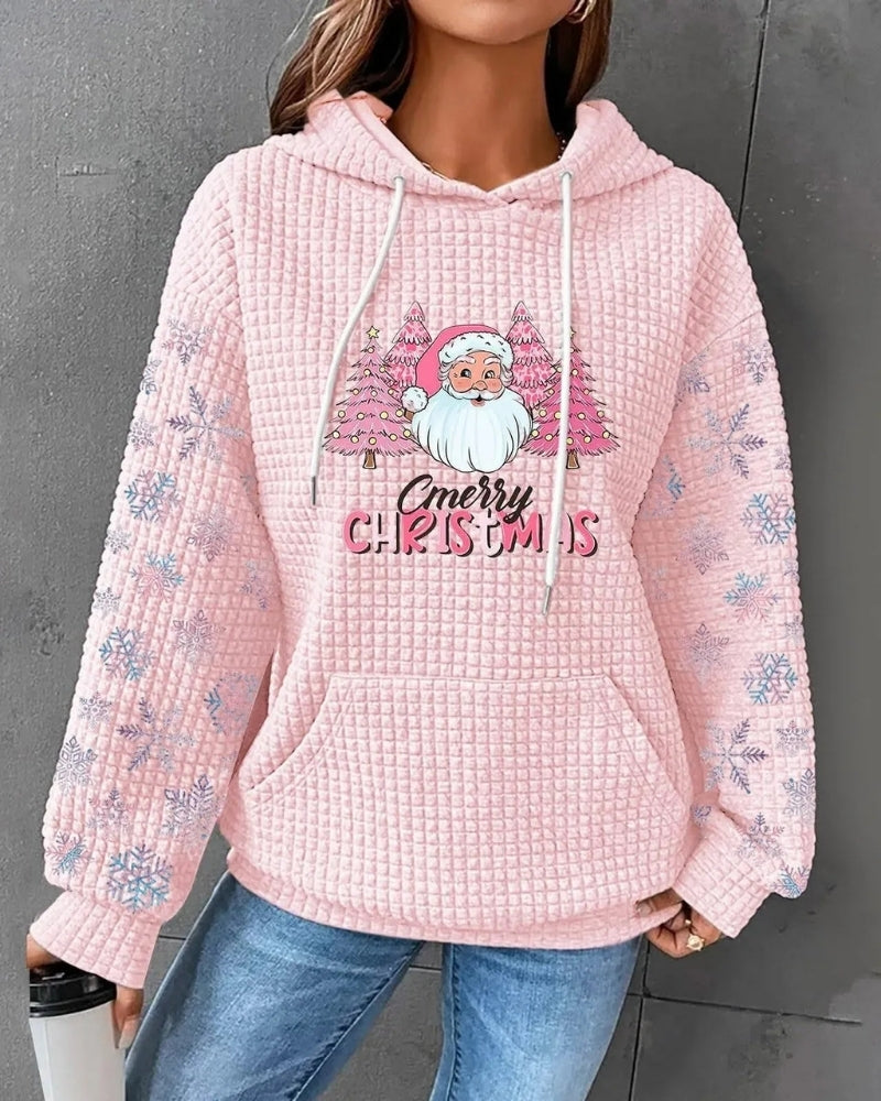 Winter Pullover – Bequemer Kapuzenpullover mit Weihnachtsdruck