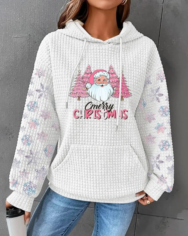 Winter Pullover – Bequemer Kapuzenpullover mit Weihnachtsdruck