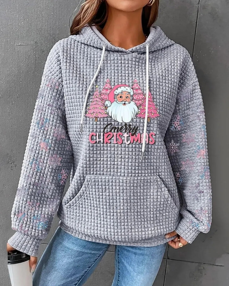 Winter Pullover – Bequemer Kapuzenpullover mit Weihnachtsdruck