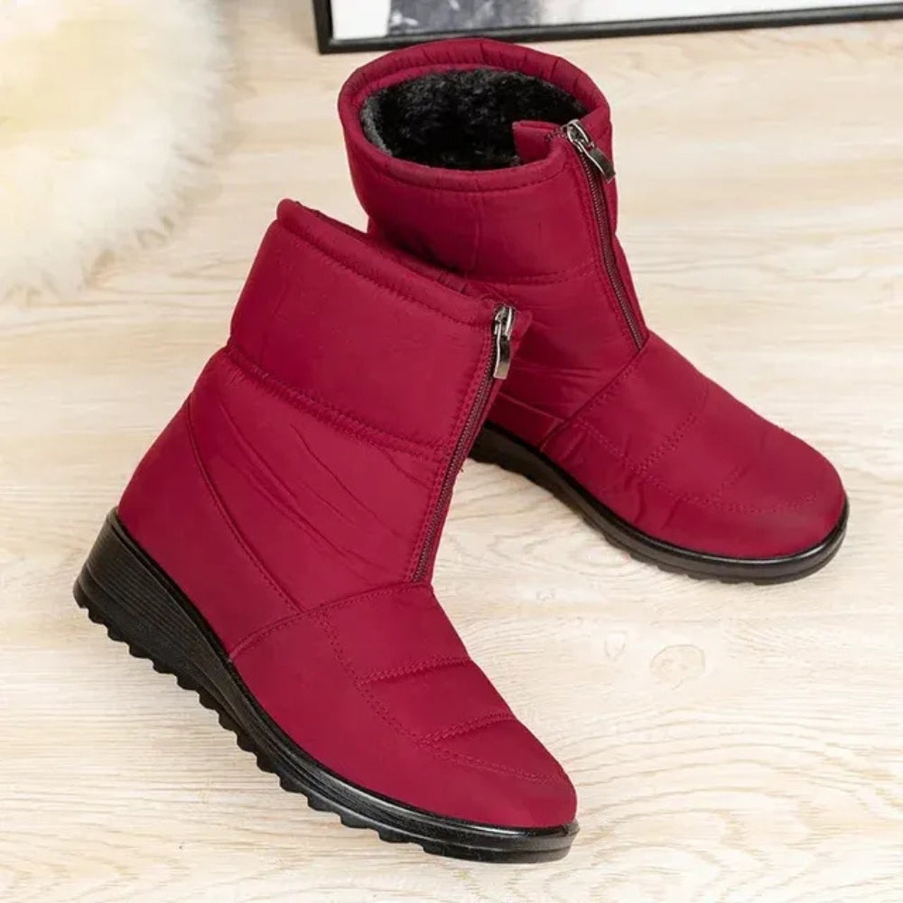 Winter-Schneestiefel für Frauen - wasserdicht mit griffiger Sohle