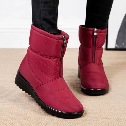 Winter-Schneestiefel für Frauen - wasserdicht mit griffiger Sohle