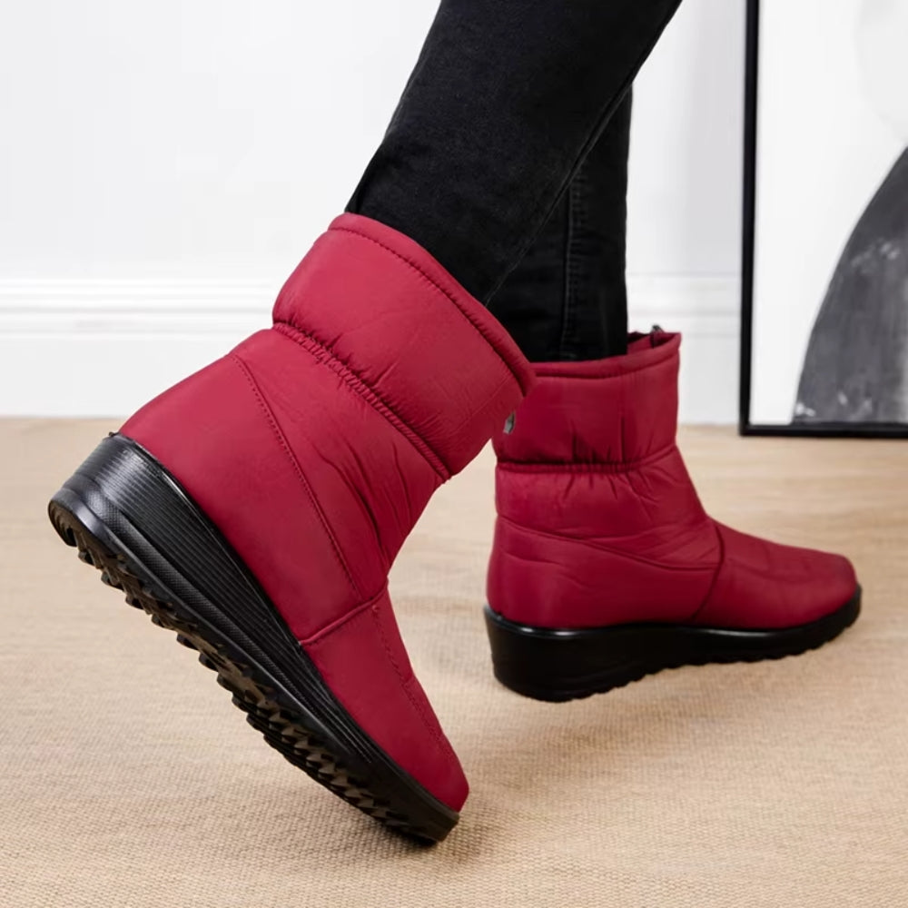 Winter-Schneestiefel für Frauen - wasserdicht mit griffiger Sohle