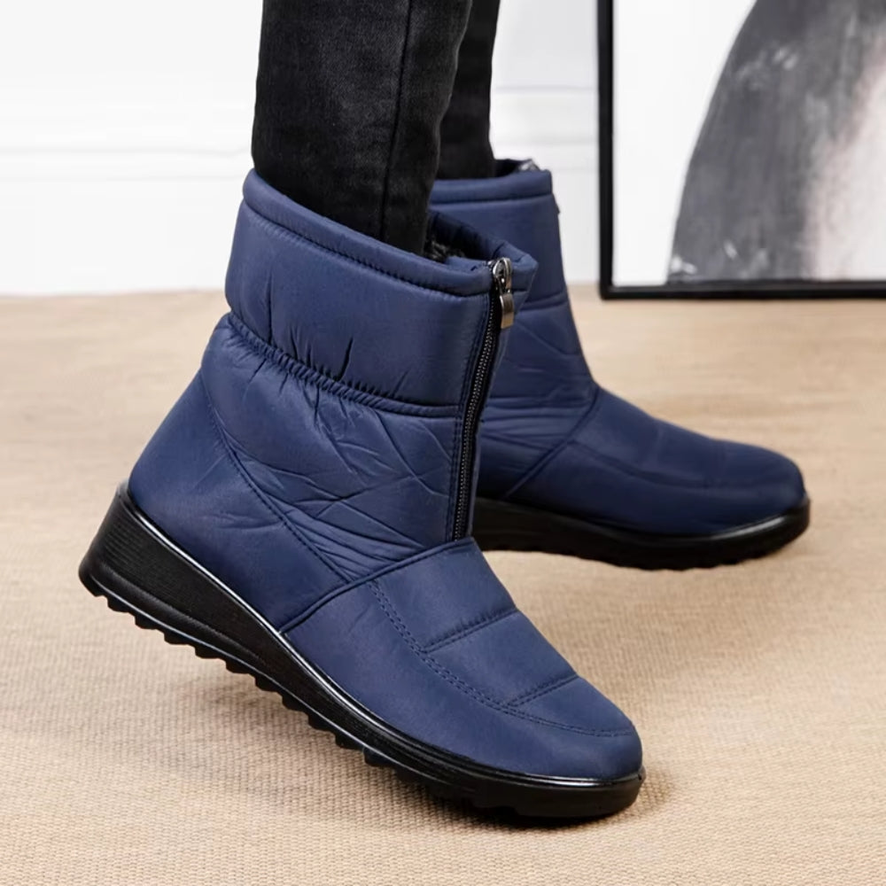 Winter-Schneestiefel für Frauen - wasserdicht mit griffiger Sohle
