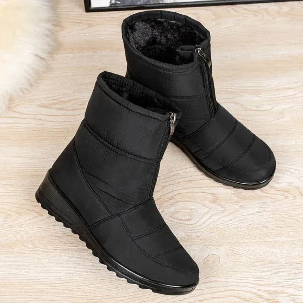 Winter-Schneestiefel für Frauen - wasserdicht mit griffiger Sohle