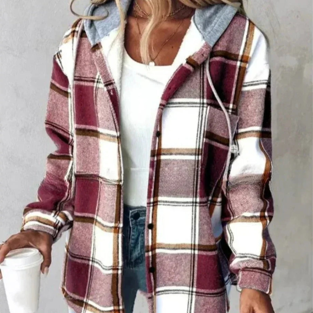 Winterjacke Damen – Hoodie-Stil mit Kapuze und bequemem Sitz