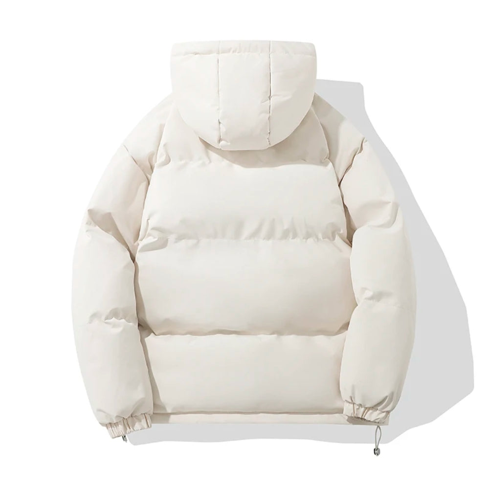 Winterjacke für Damen im Puffer-Stil – Kurz geschnitten mit Kapuze