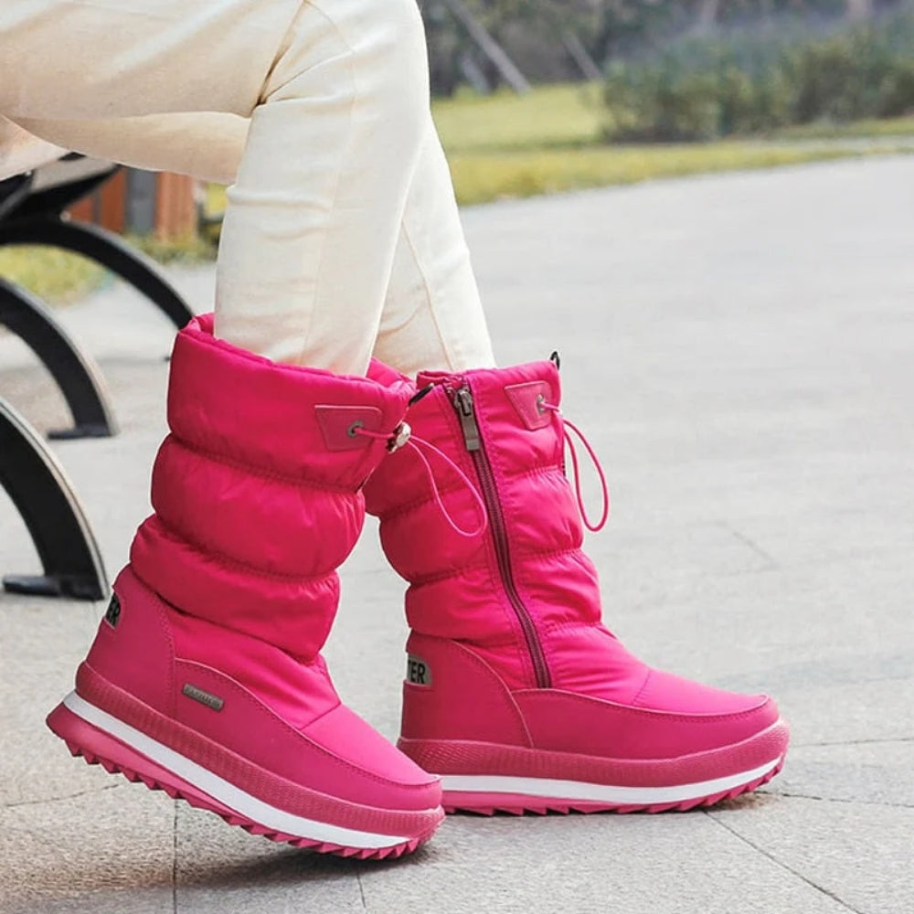 Winterschuhe Damen – Warme Winterstiefel mit Rutschfester Sohle