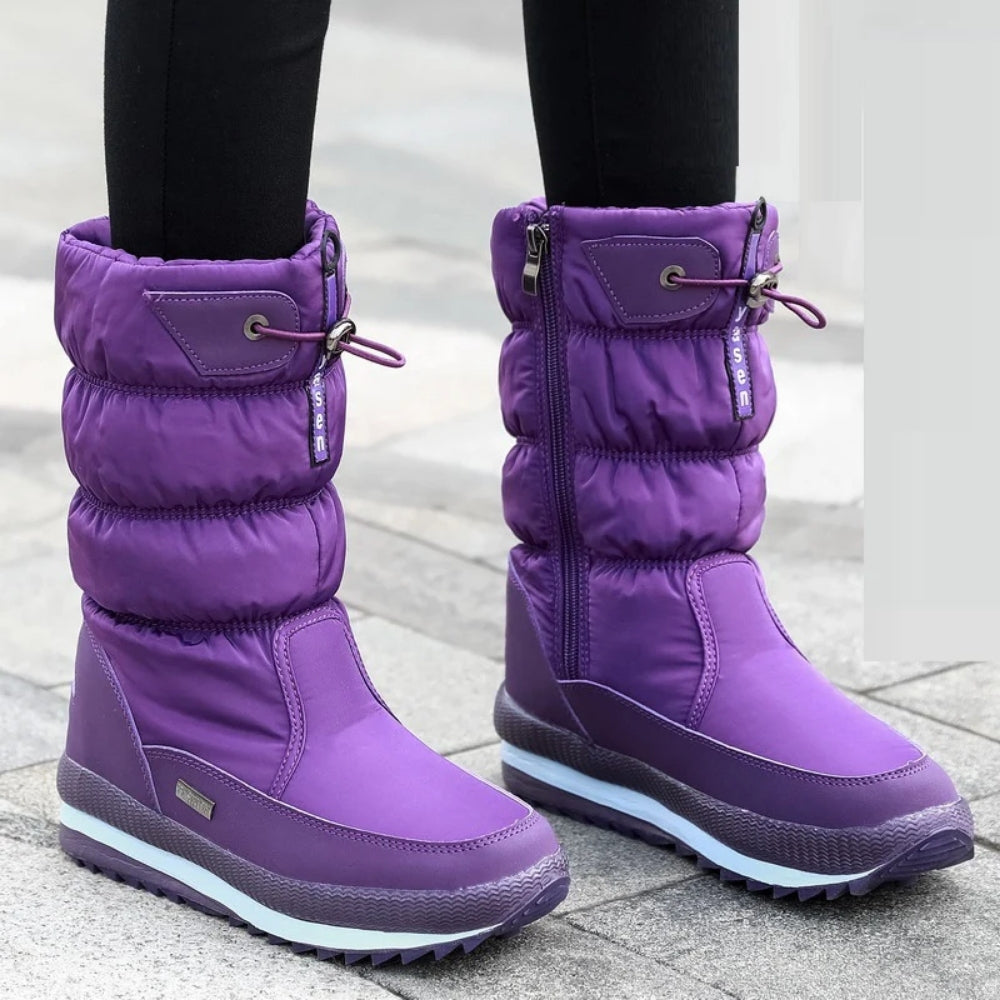 Winterschuhe Damen – Warme Winterstiefel mit Rutschfester Sohle