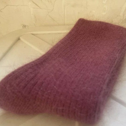 Wintersocken mit festem Muster - Gemütliches, dickes Paar für kaltes Wetter