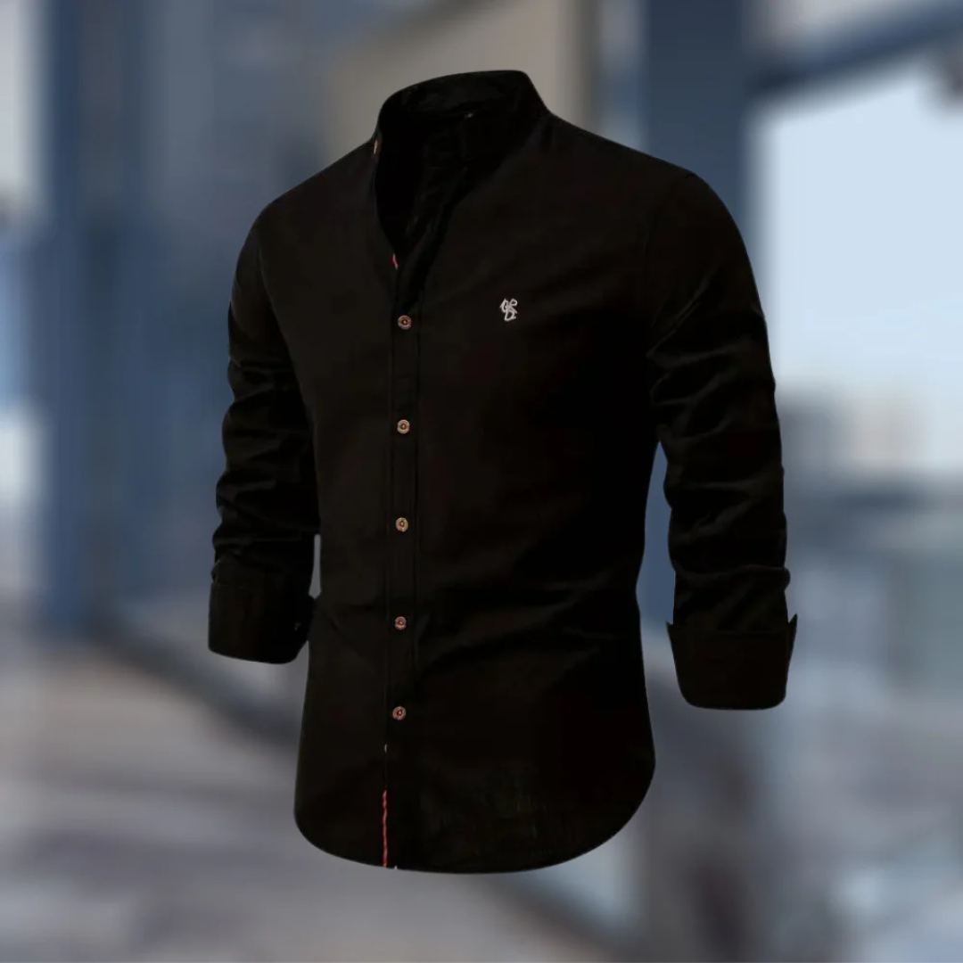 Wolfgang | Herren Langarm Poloshirt