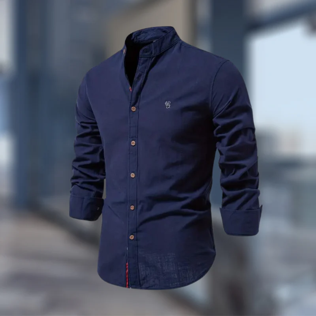 Wolfgang | Herren Langarm Poloshirt