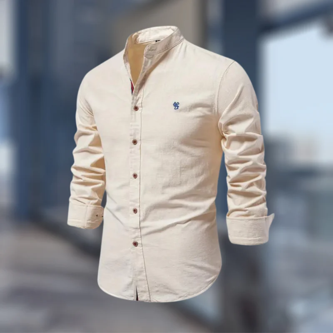 Wolfgang | Herren Langarm Poloshirt
