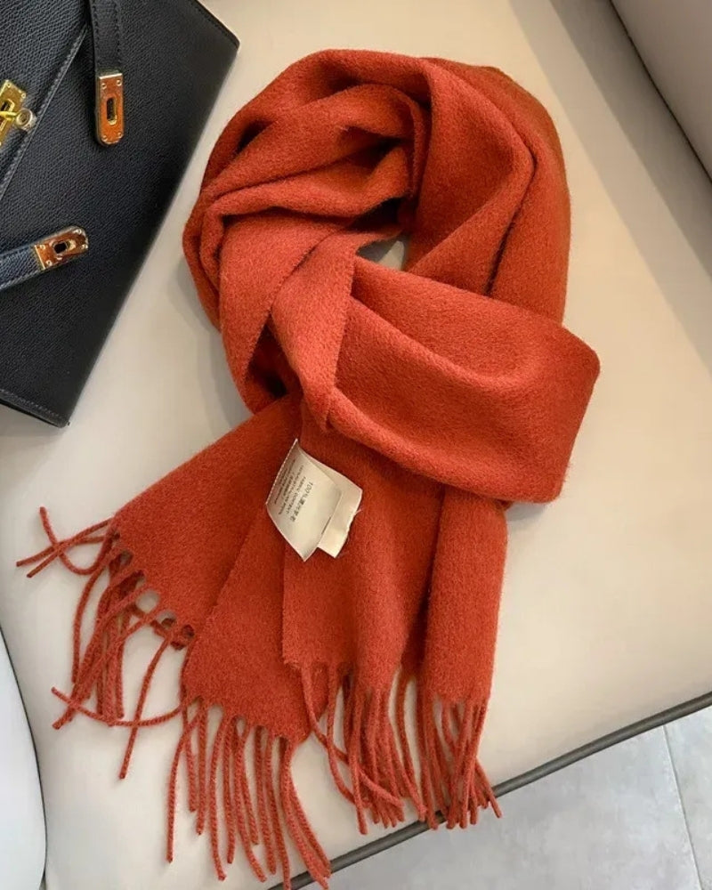 Wollschal Damen – Schal aus 100% Wolle für Herbst und Winter