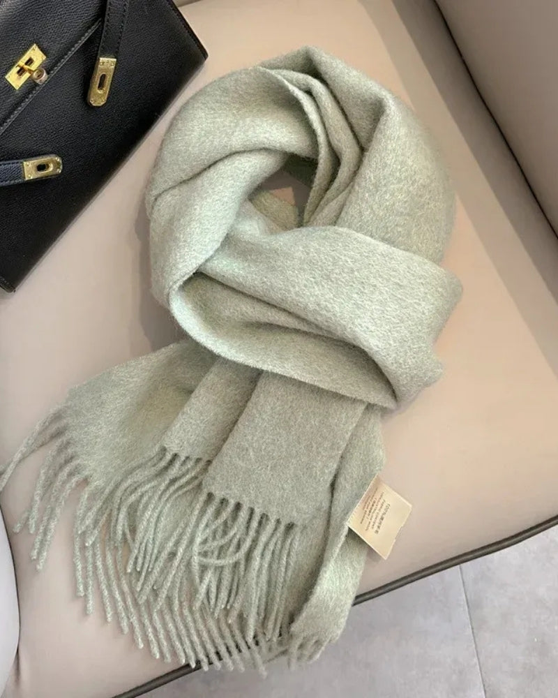 Wollschal Damen – Schal aus 100% Wolle für Herbst und Winter