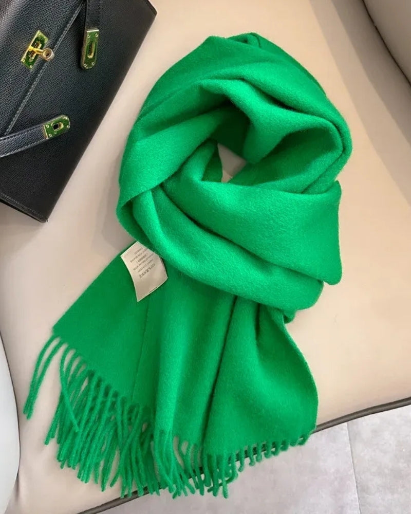 Wollschal Damen – Schal aus 100% Wolle für Herbst und Winter