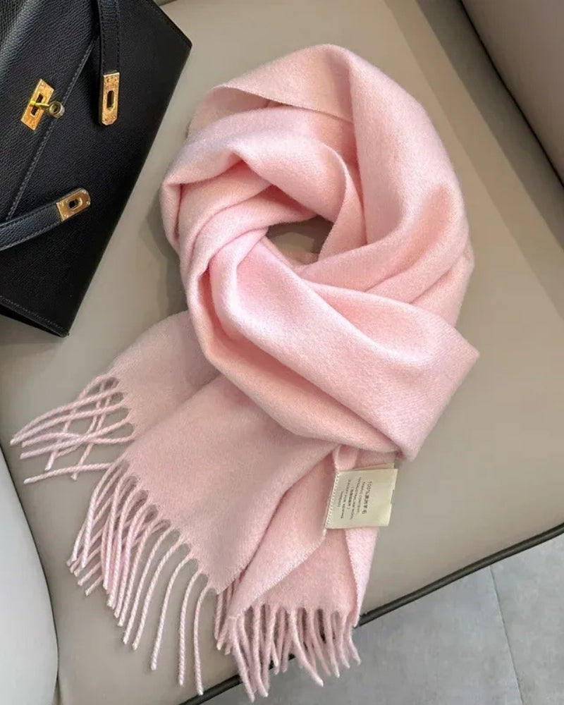 Wollschal Damen – Schal aus 100% Wolle für Herbst und Winter