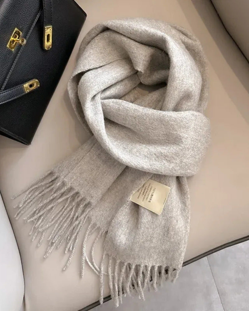 Wollschal Damen – Schal aus 100% Wolle für Herbst und Winter