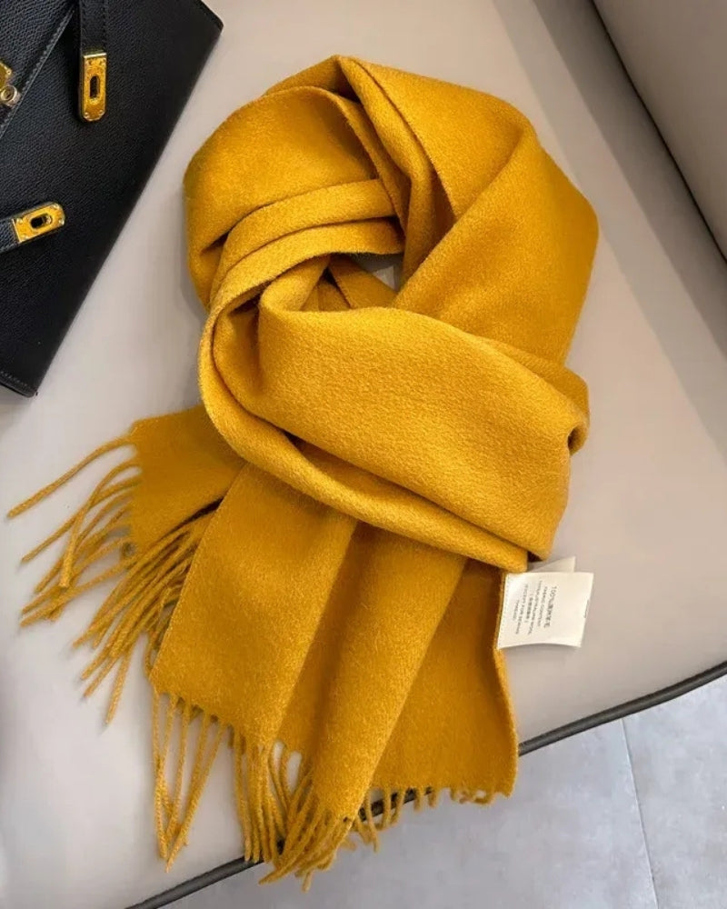 Wollschal Damen – Schal aus 100% Wolle für Herbst und Winter