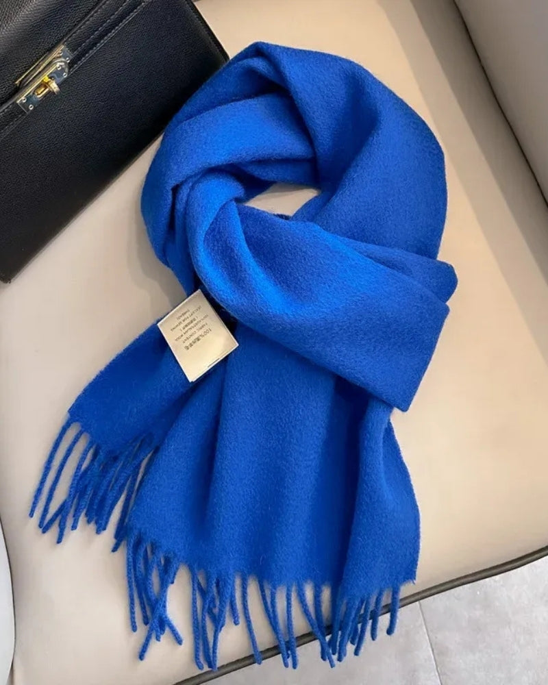 Wollschal Damen – Schal aus 100% Wolle für Herbst und Winter