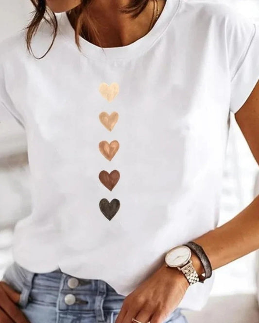 Zeitlos Damen T-Shirt für Sommer | Kurzarm