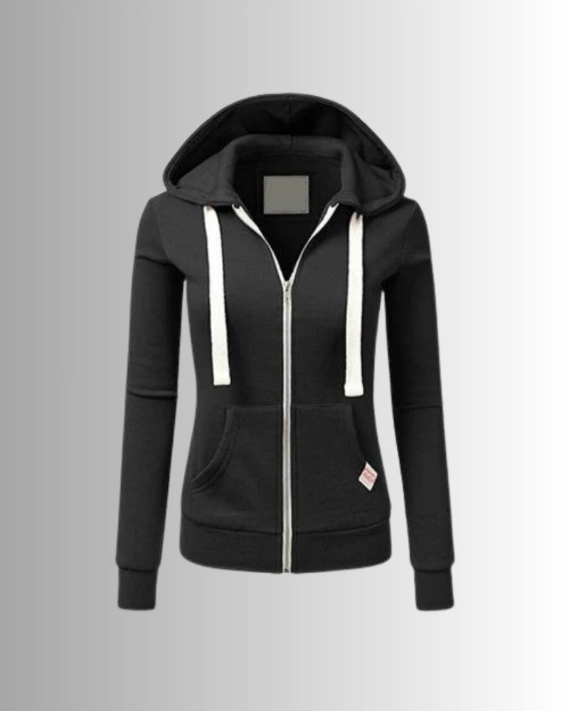 Zip-Up Hoodie Damen – Komfortabler Kapuzenpullover für Alltag und Freizeit
