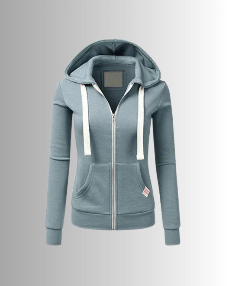 Zip-Up Hoodie Damen – Komfortabler Kapuzenpullover für Alltag und Freizeit