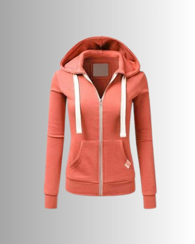 Zip-Up Hoodie Damen – Komfortabler Kapuzenpullover für Alltag und Freizeit