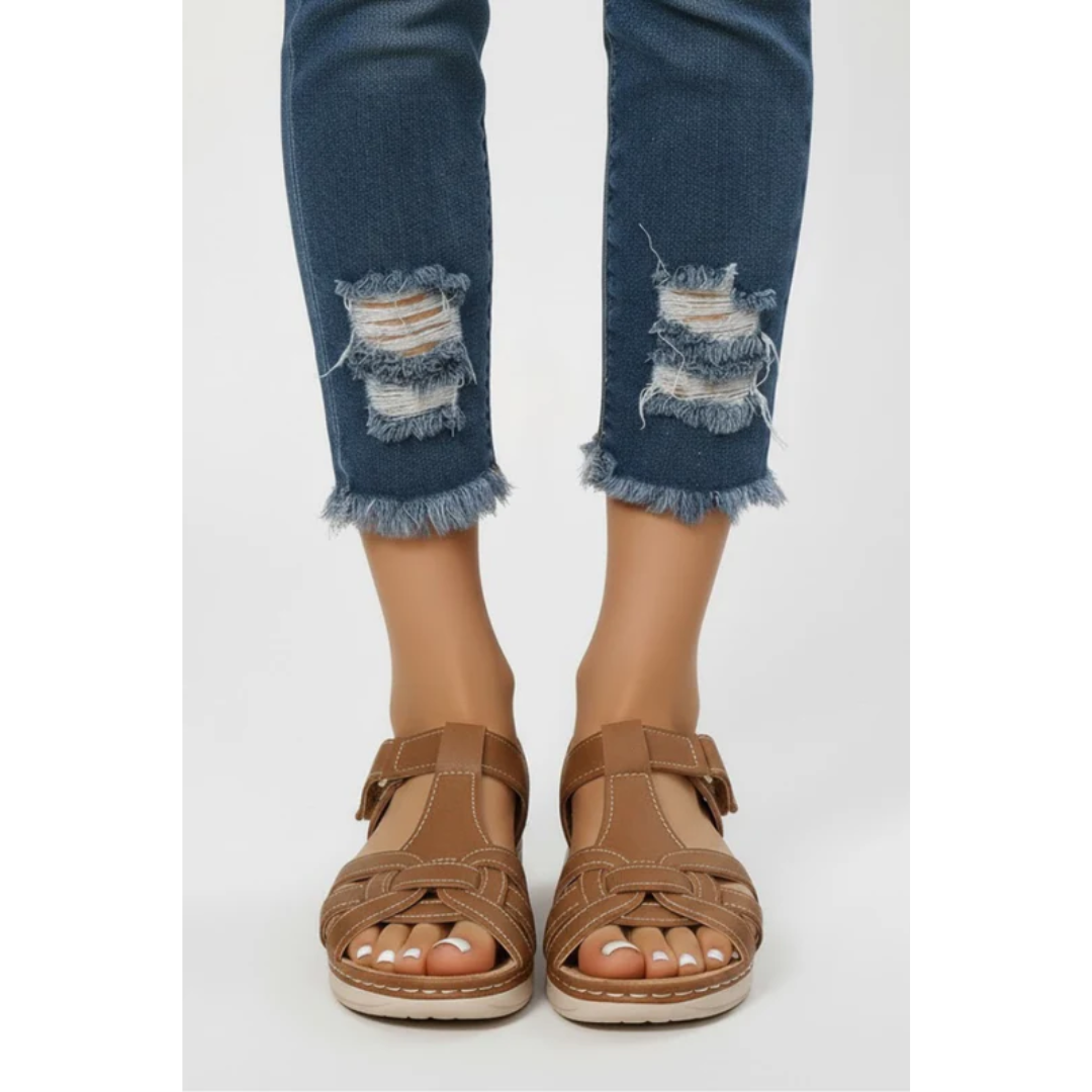 Zoe | Damen Sandalen Mit Schnalle Für Alltag