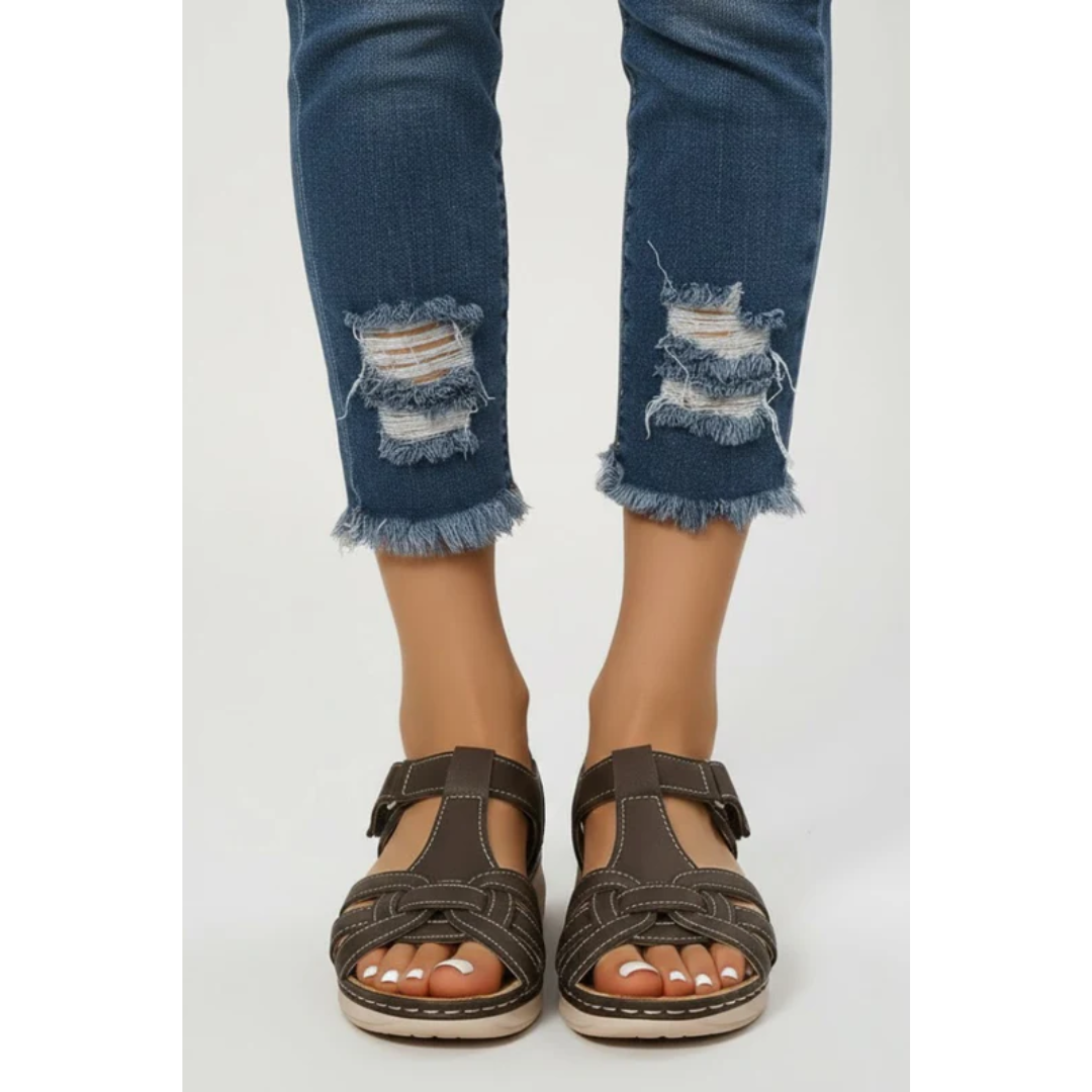 Zoe | Damen Sandalen Mit Schnalle Für Alltag
