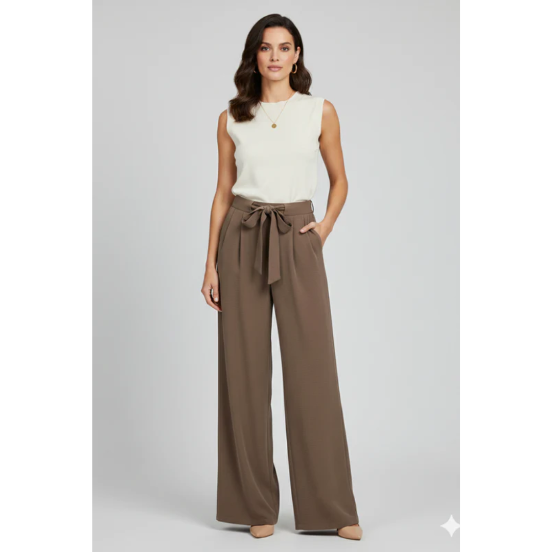 Zora | Damen Palazzo Hose Mit Kordelzug Für Alltag