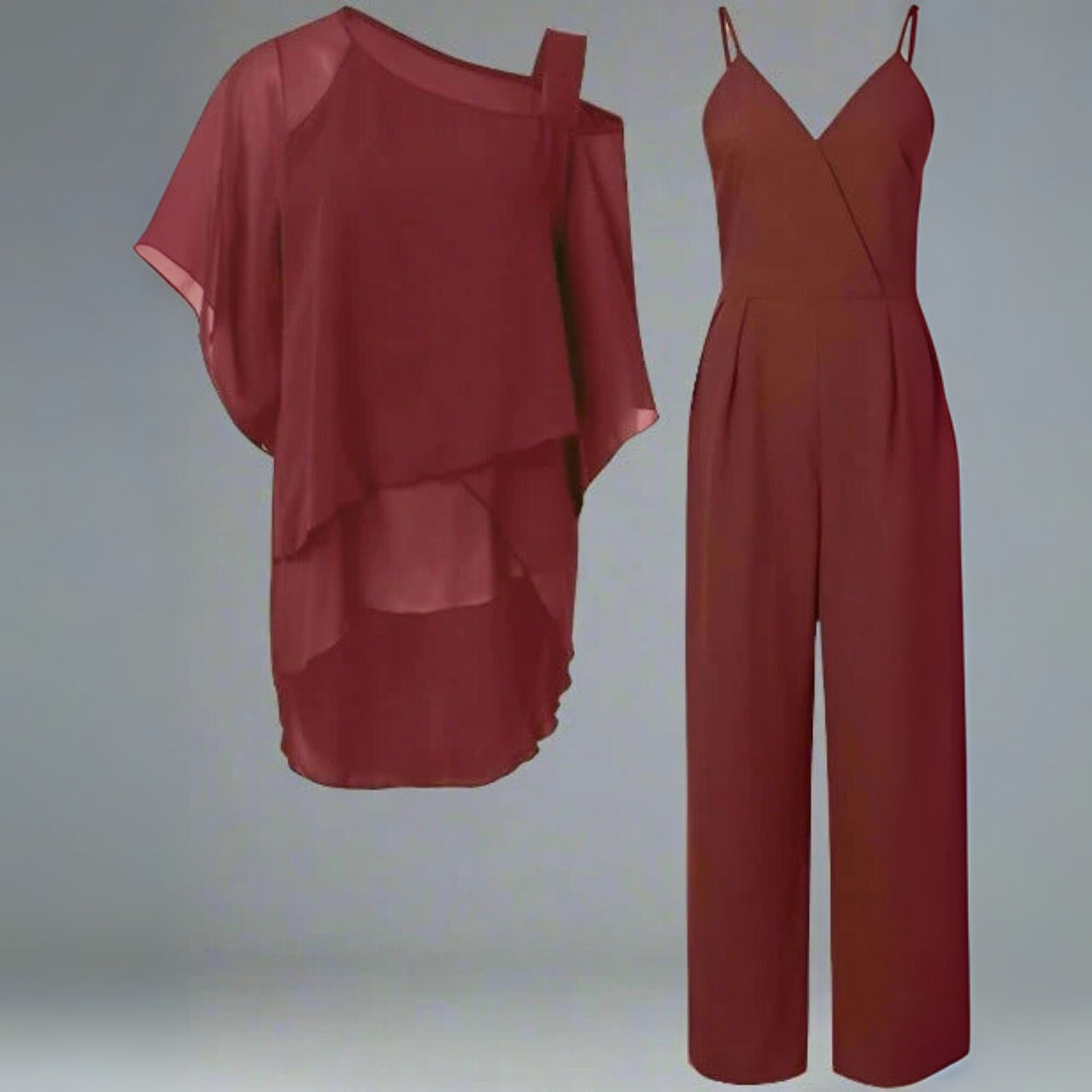 Zweiteiliges Outfit für Frauen - Modernes Set für besondere Anlässe
