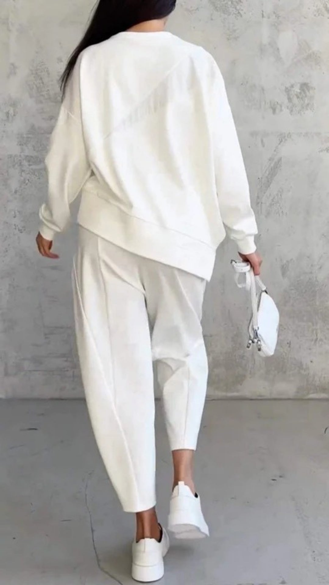 Zweiteiliges Set mit lockerem Schnitt – Minimalistisches Outfit für Alltag und Freizeit